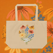 Garden Greeters Large Organic Tote Bag
