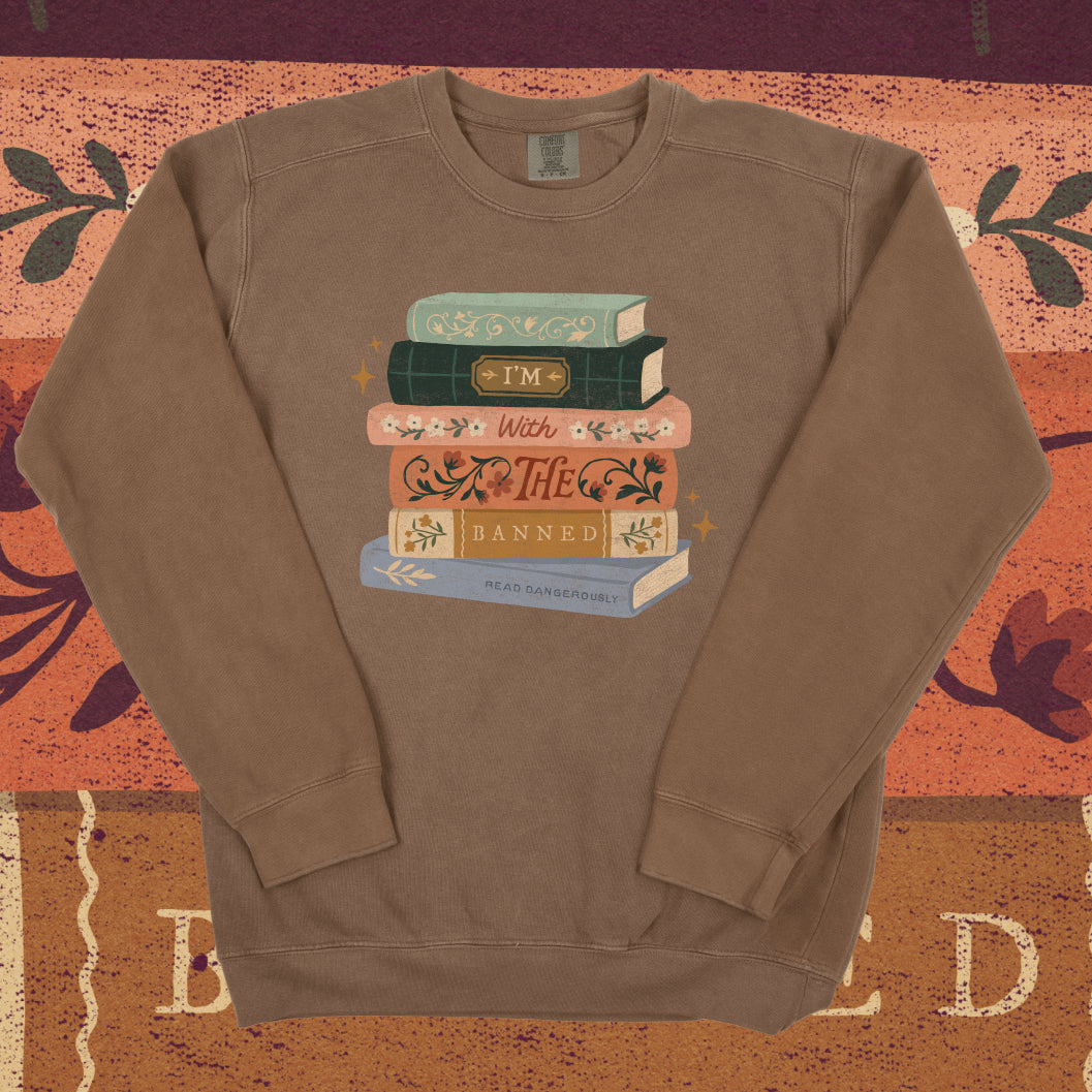 I'm With The Banned Lightweight Crewneck