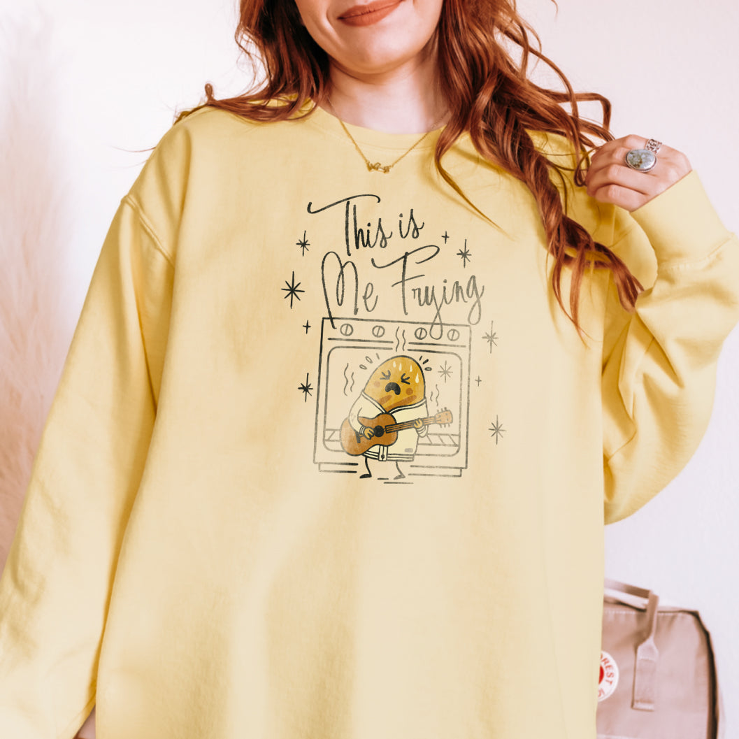 This is Me Frying Lightweight Crewneck