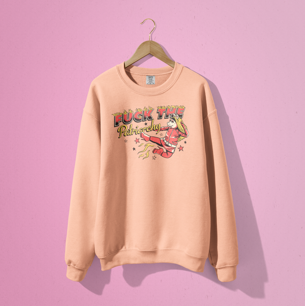 Fuck the Patriarchy Lightweight Crewneck