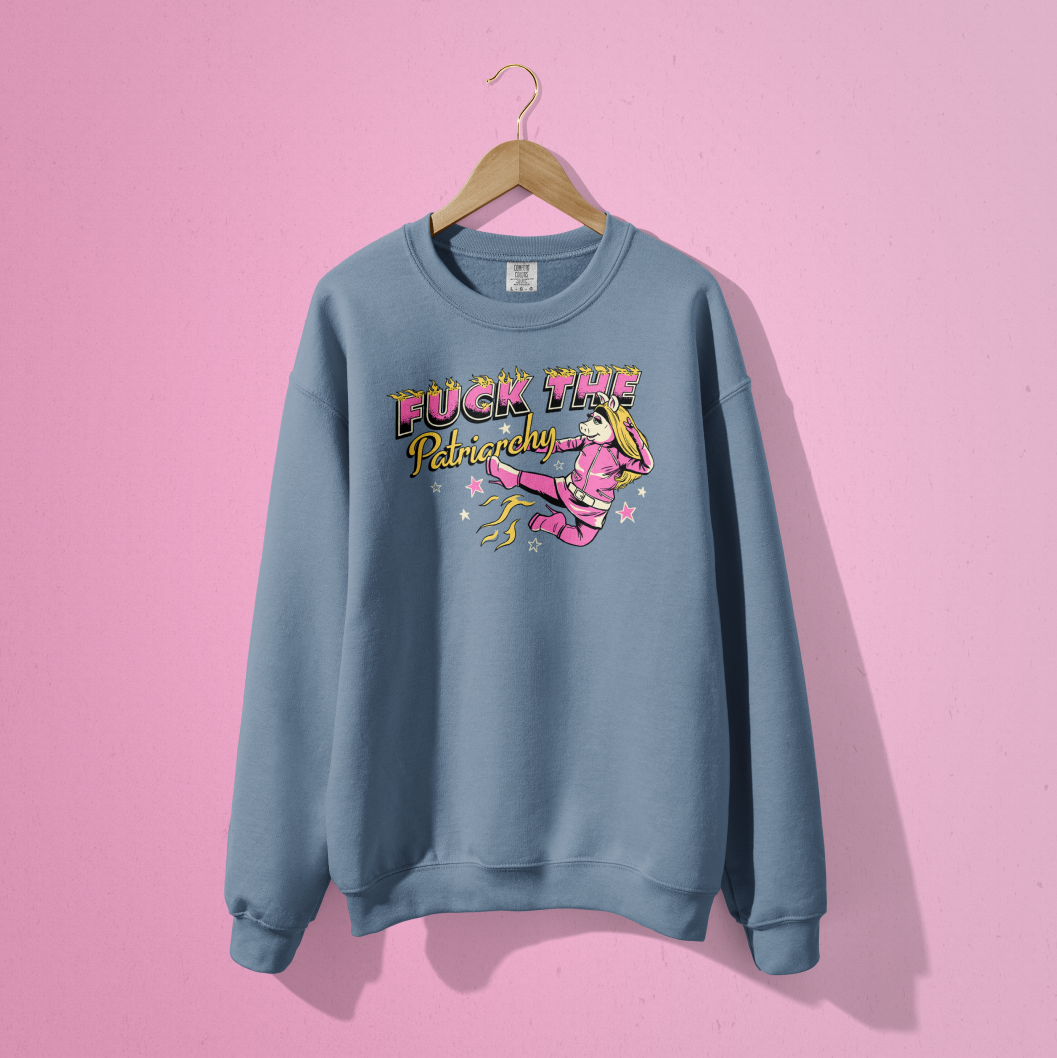 Fuck the Patriarchy Lightweight Crewneck