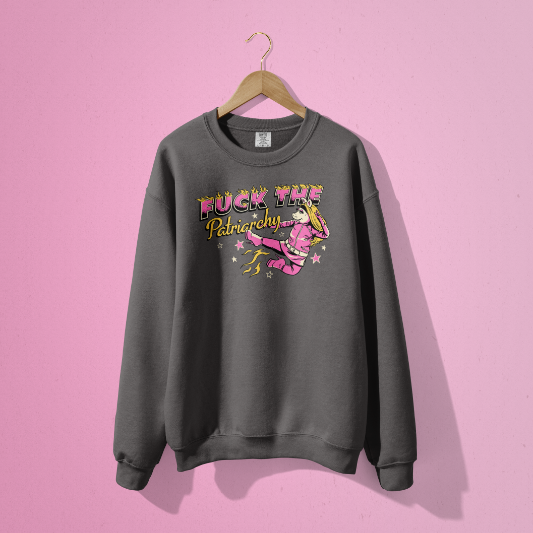 Fuck the Patriarchy Lightweight Crewneck