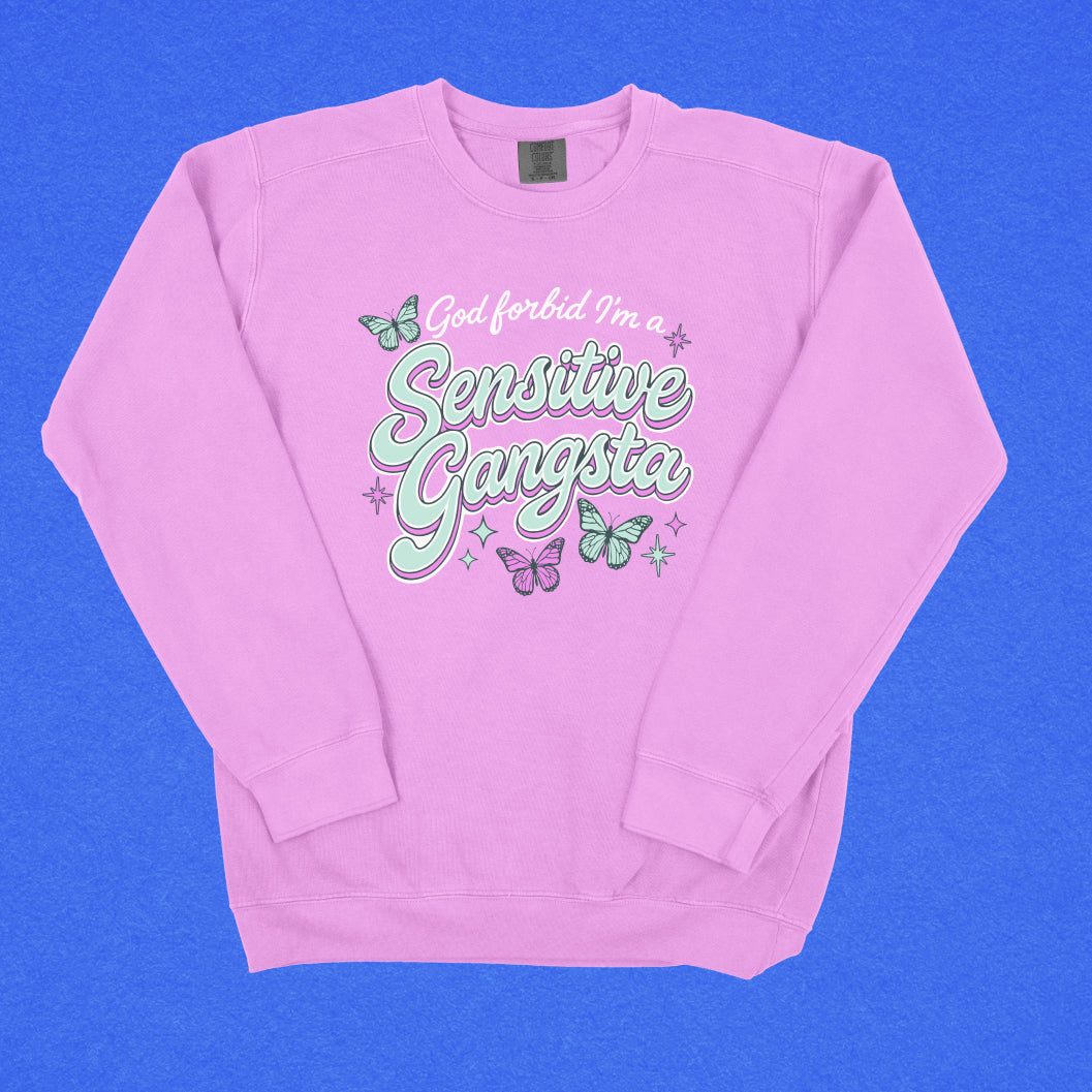 Sensitive Gangsta Lightweight Crewneck