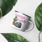 Garbage is Garbage Enamel Mug