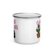 Garbage is Garbage Enamel Mug