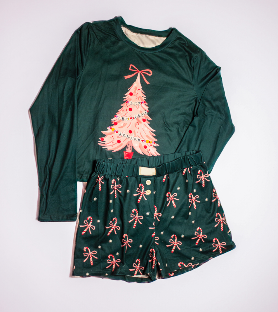 Tis the Season Shorts Pajama Set