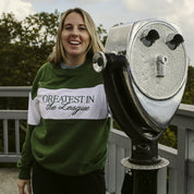 Green Game Day Classic Varsity Crewneck