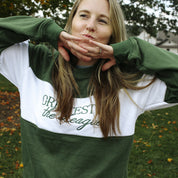Green Game Day Classic Varsity Crewneck
