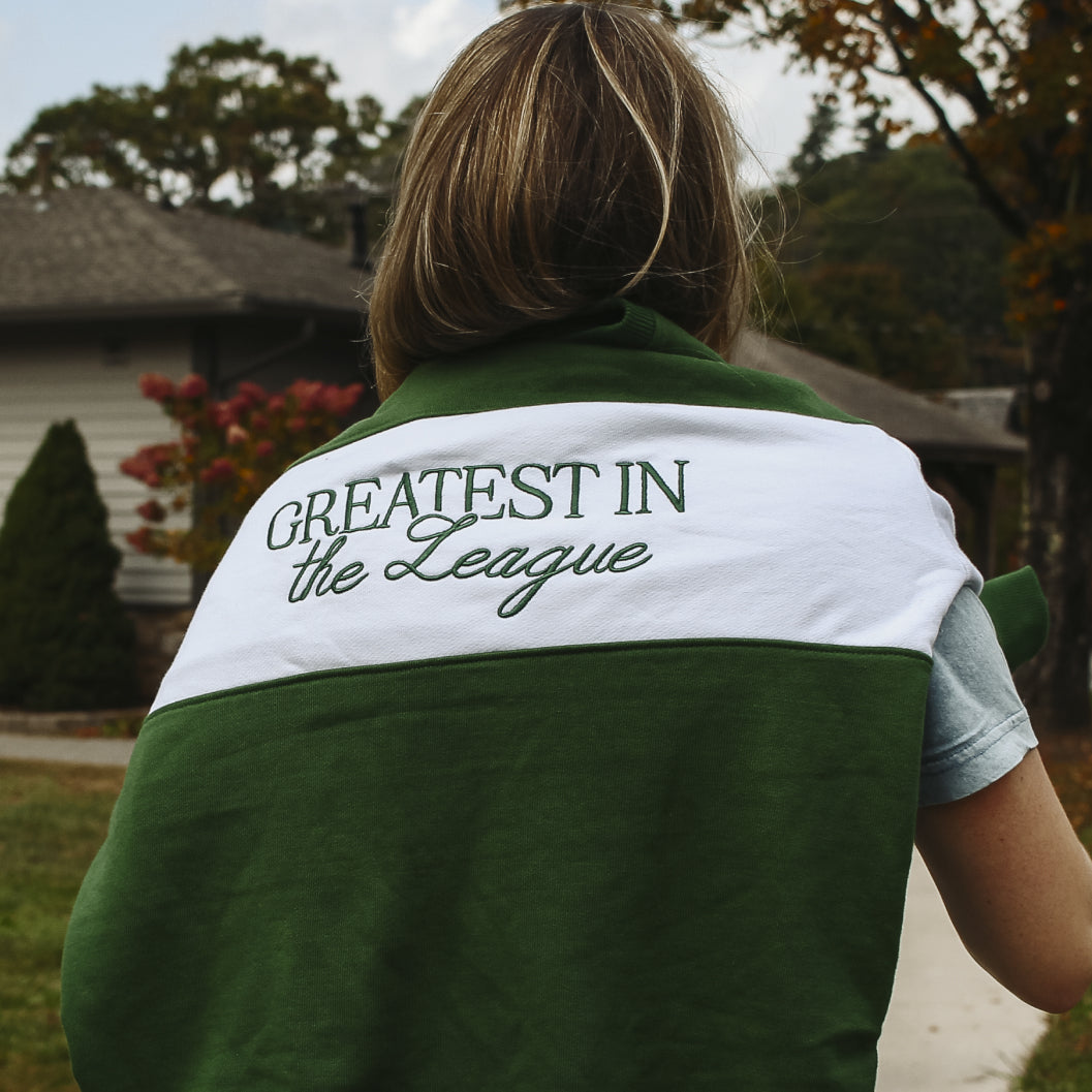 Green Game Day Classic Varsity Crewneck