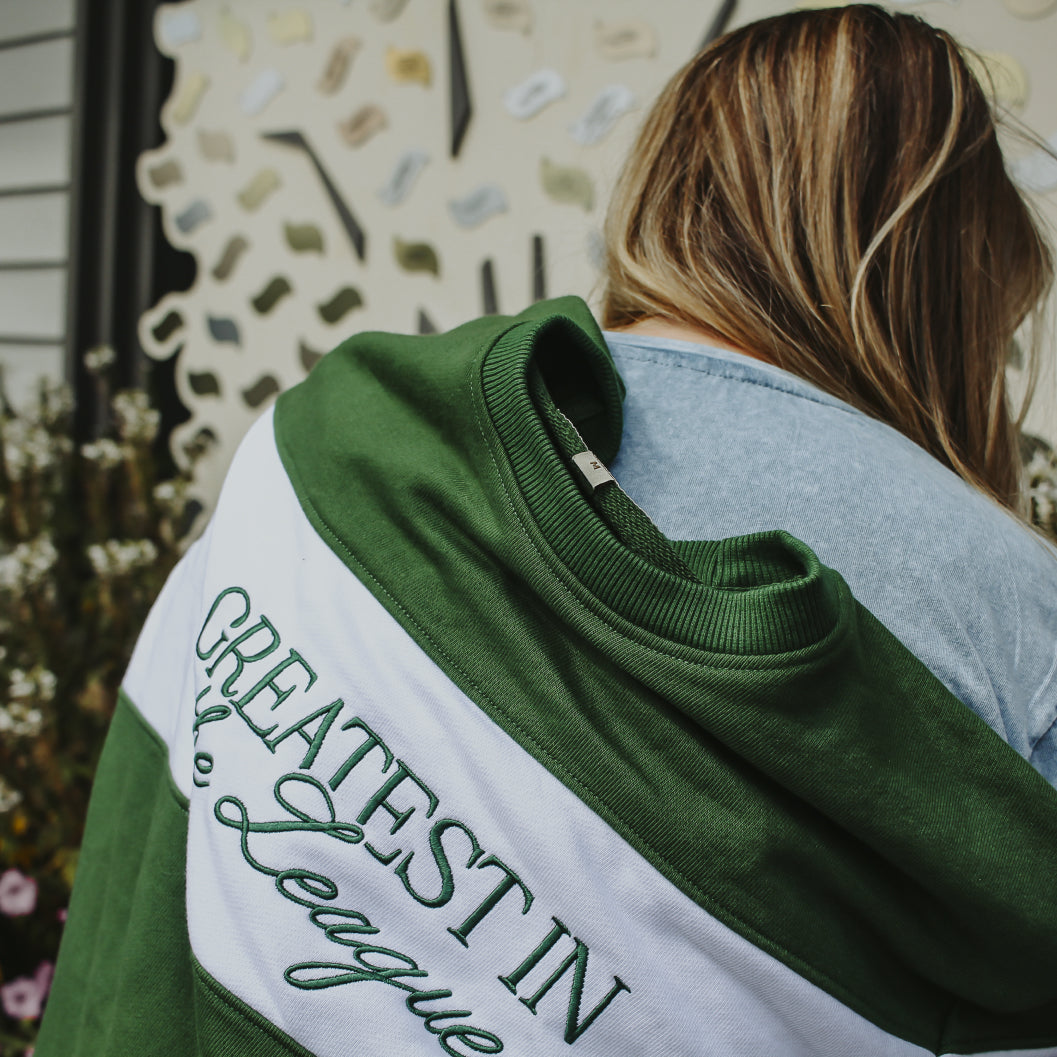 Green Game Day Classic Varsity Crewneck