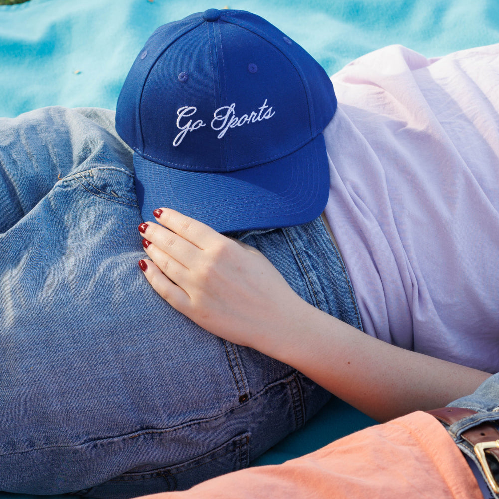 Go Sports Blue Bow Hat