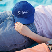 Go Sports Blue Bow Hat