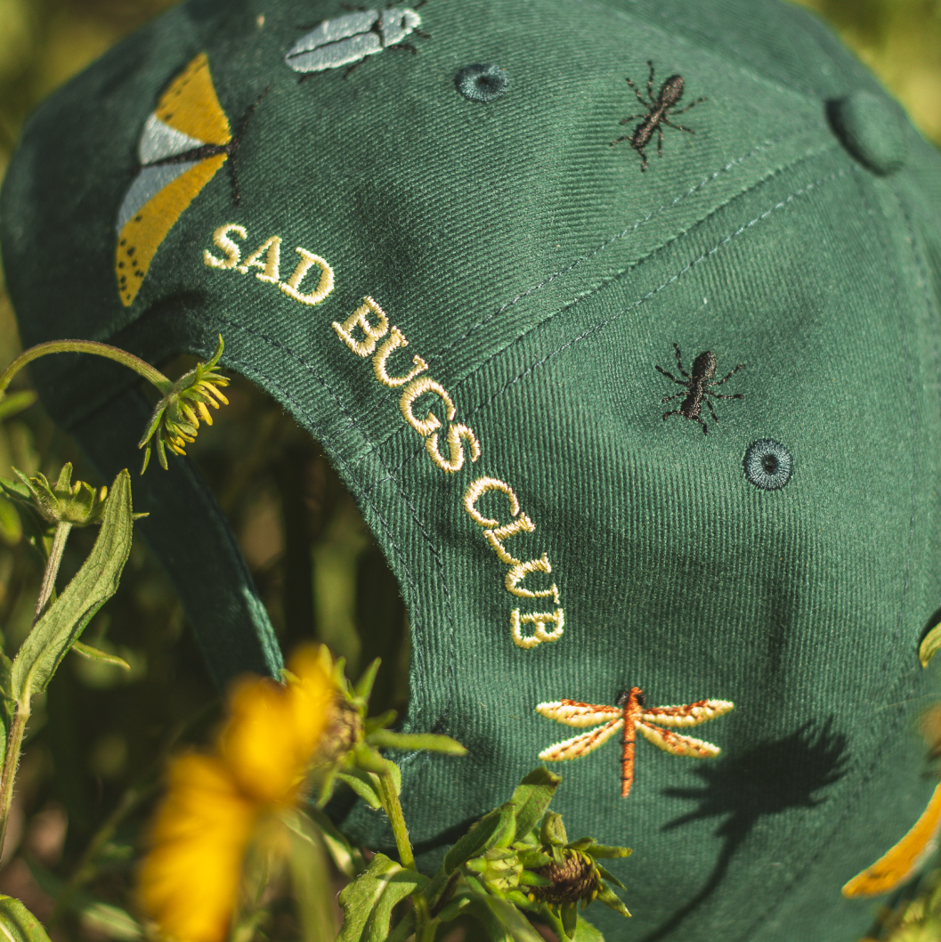 Sad Bugs Club Embroidered Dad Cap