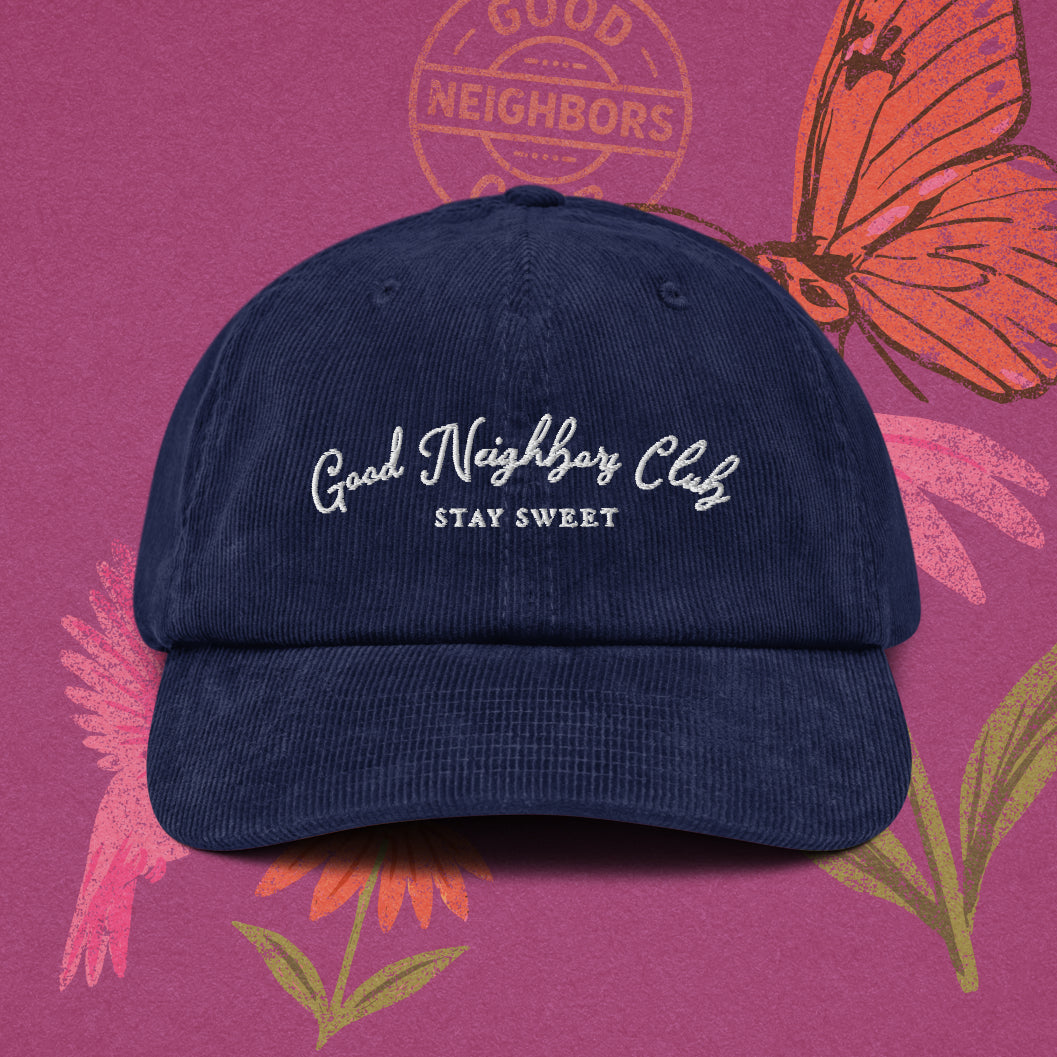 Good Neighbors Club Corduroy Hat