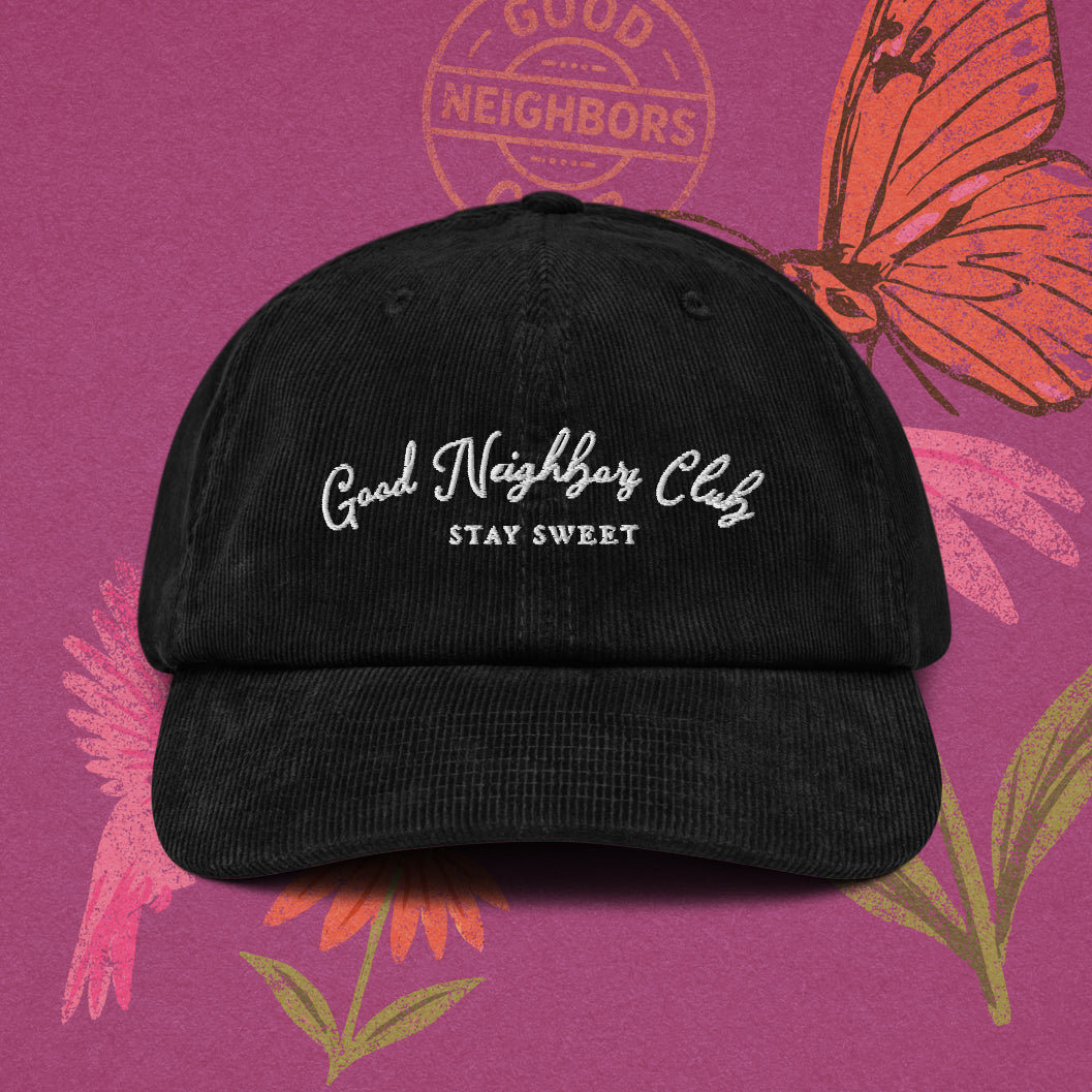 Good Neighbors Club Corduroy Hat