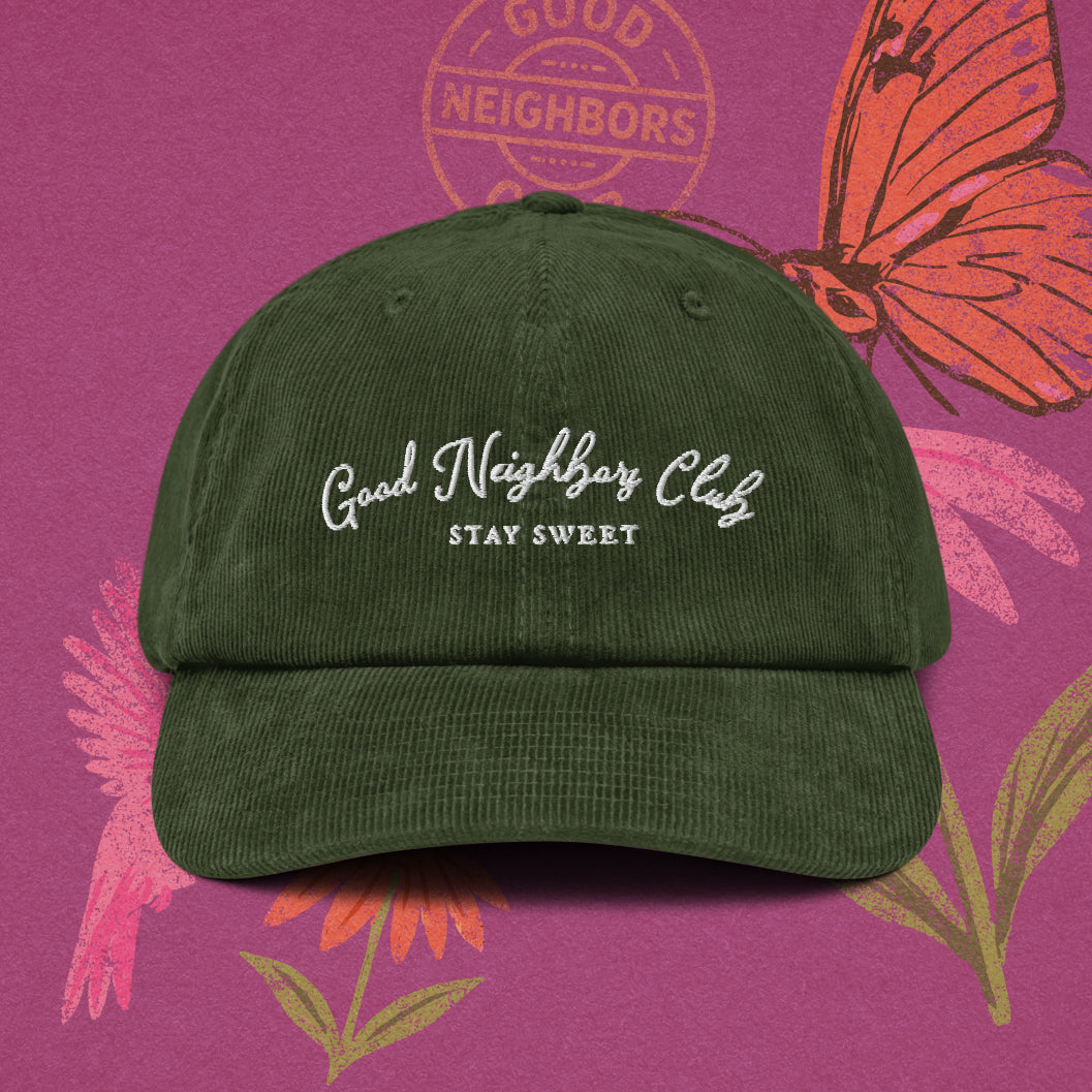 Good Neighbors Club Corduroy Hat
