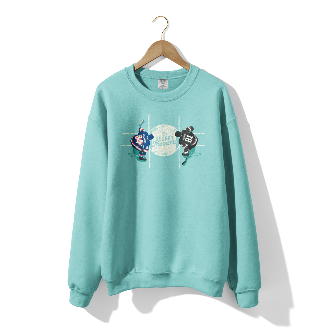 Secret Moments in a Hockey Rink Crewneck