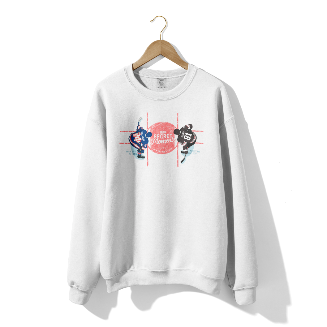 Secret Moments in a Hockey Rink Crewneck