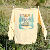Take Me to the Lakes Lightweight Crewneck