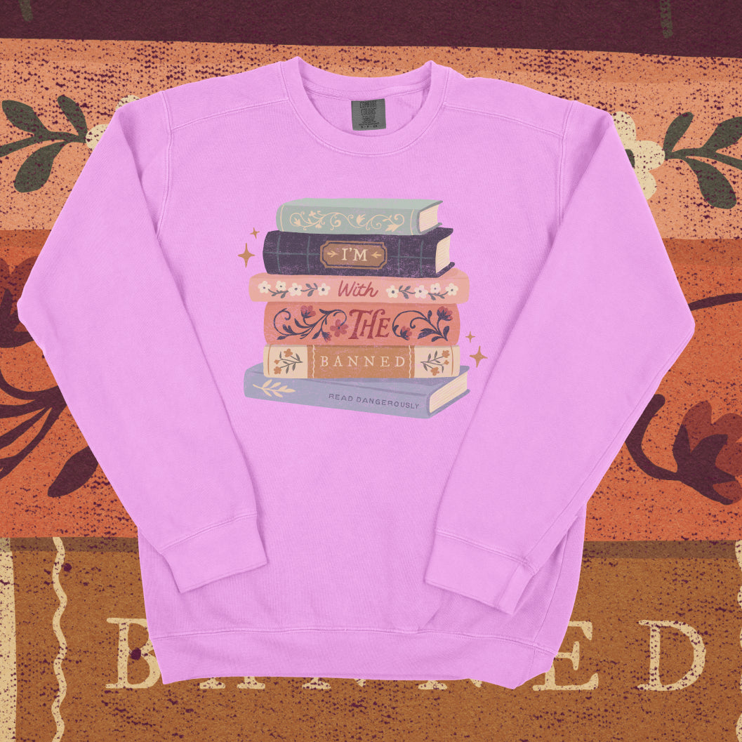 I'm With The Banned Lightweight Crewneck