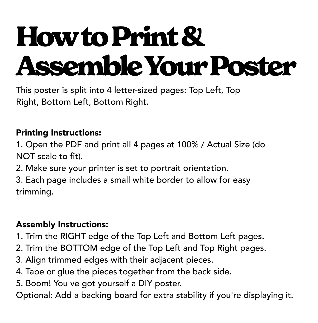 Hey, So Maybe... Printable Protest Sign