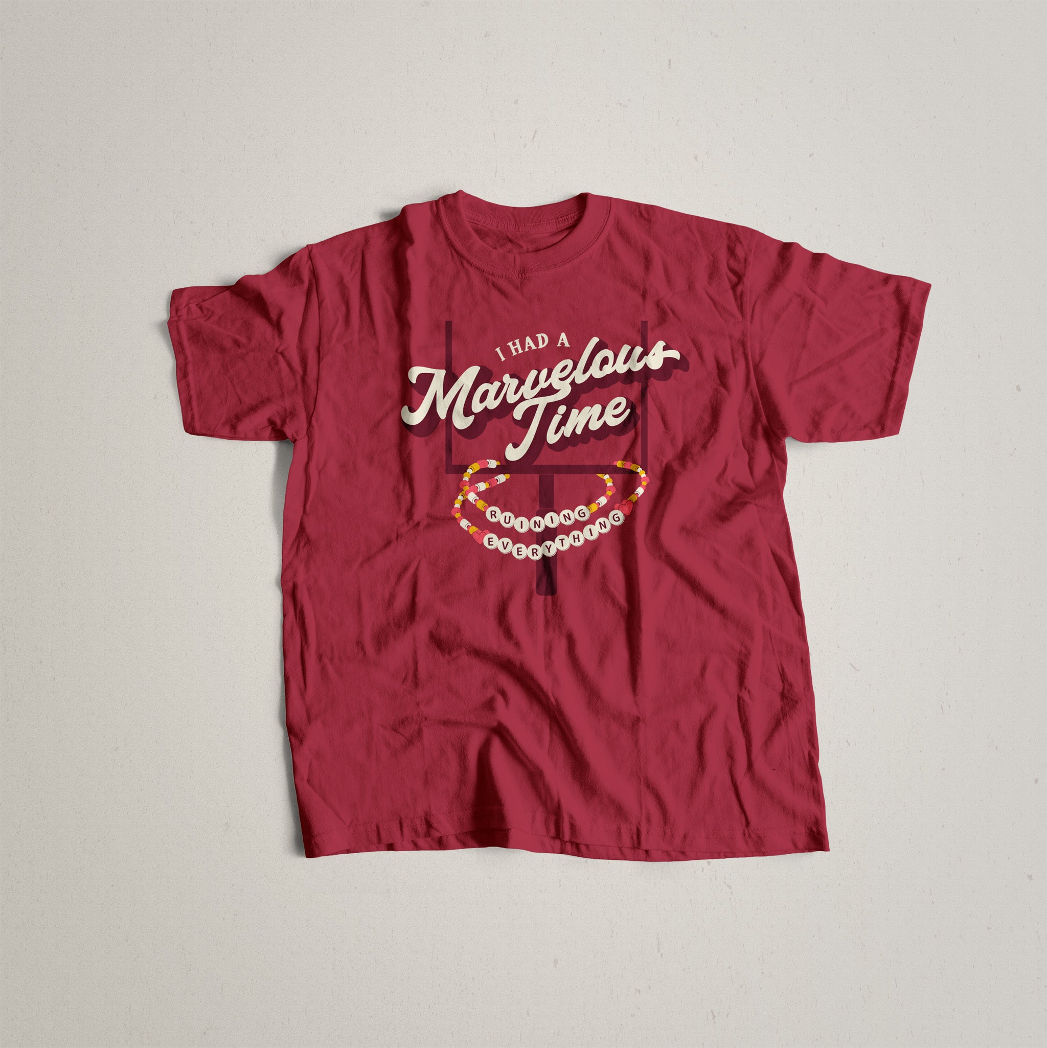 Kansas City Marvelous Time Tee in Red