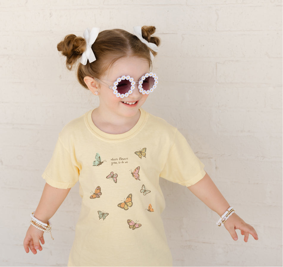 Kid's Where the Flowers Grow Tee