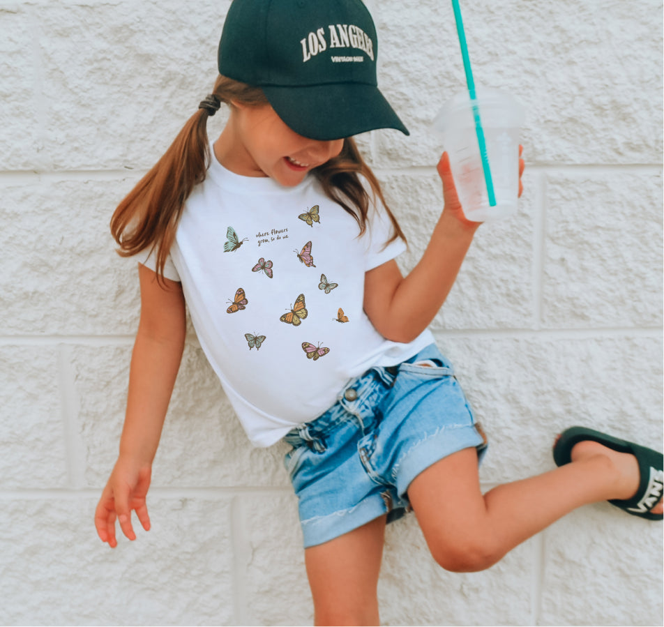 Kid's Where the Flowers Grow Tee