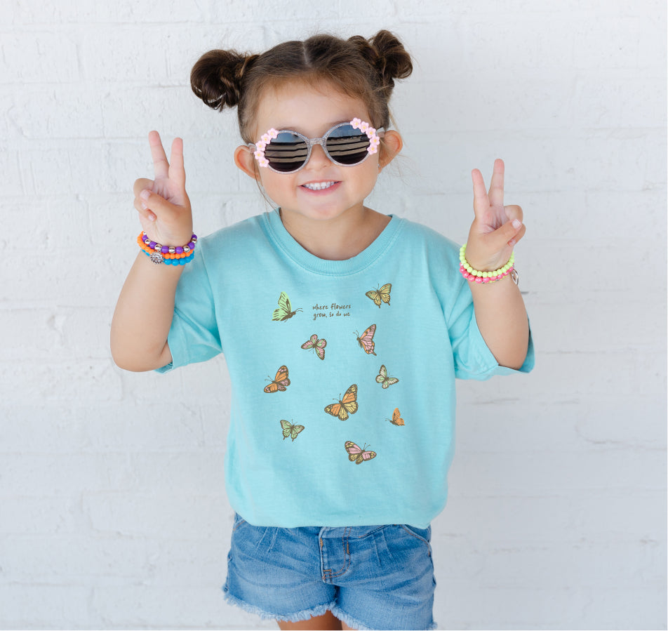 Kid's Where the Flowers Grow Tee