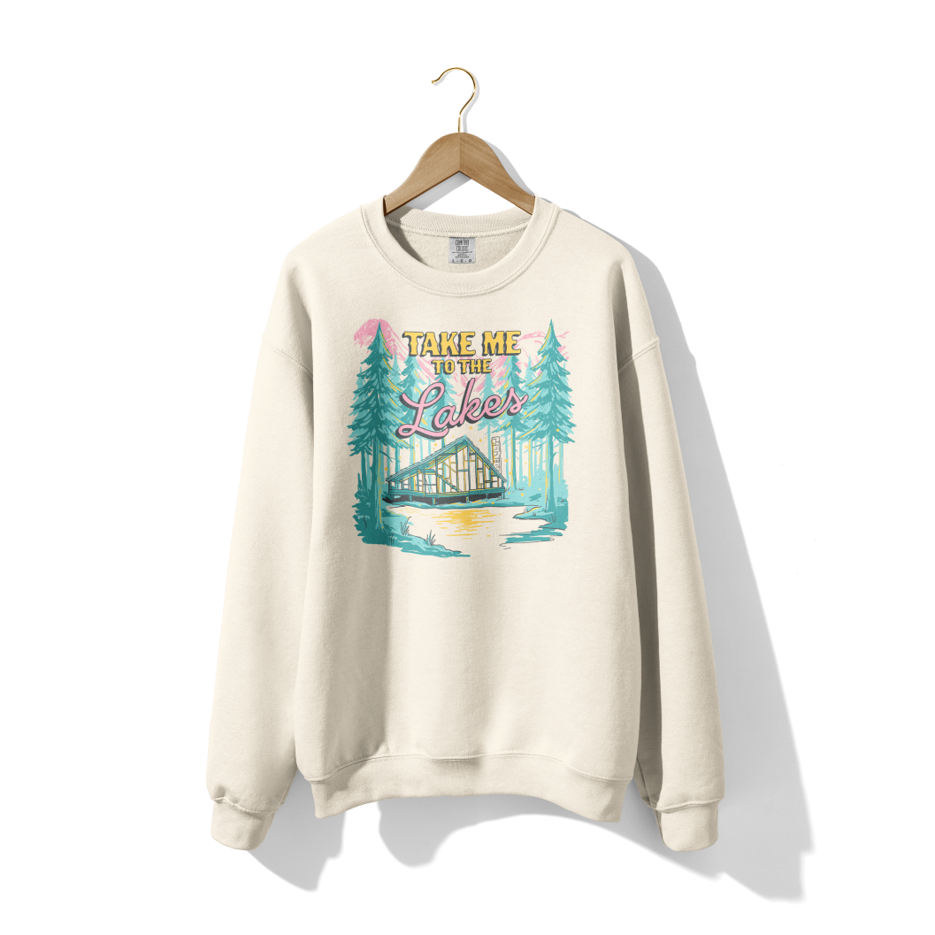 Take Me to the Lakes Lightweight Crewneck