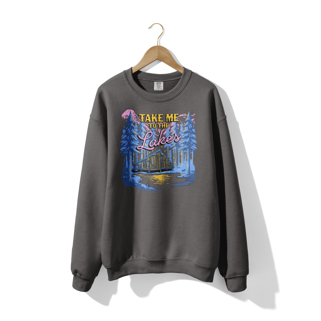 Take Me to the Lakes Lightweight Crewneck