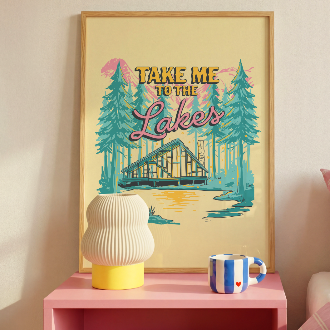 Ivory Take Me to the Lakes Poster