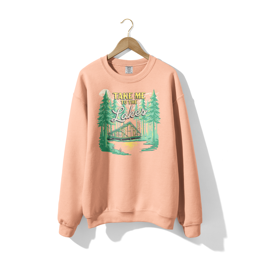 Take Me to the Lakes Lightweight Crewneck