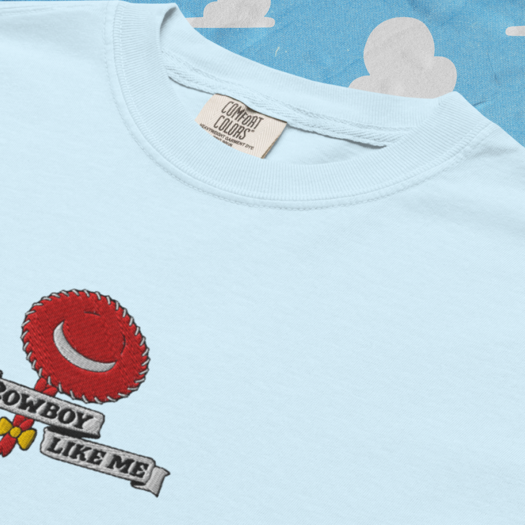 Embroidered Cowboy Tee