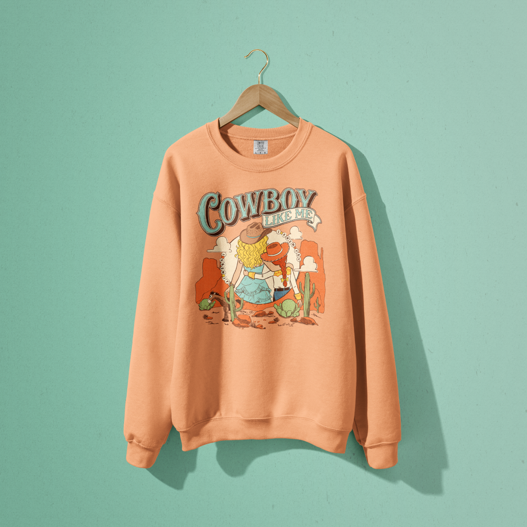 Cowboy Like Me Crewneck