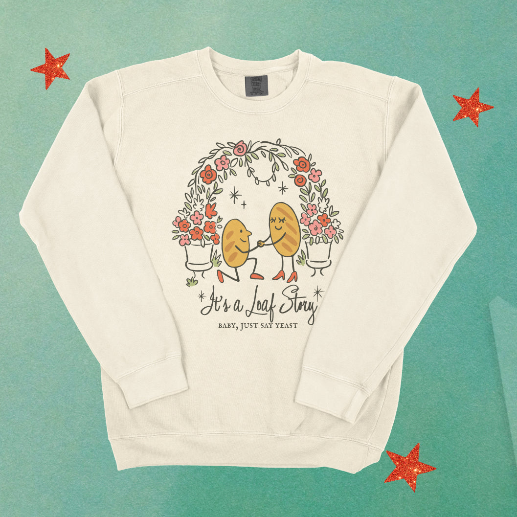 It's a Loaf Story Lightweight Crewneck