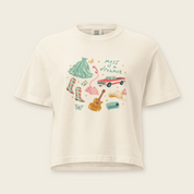 Mess of a Dreamer Boxy Tee in Ivory