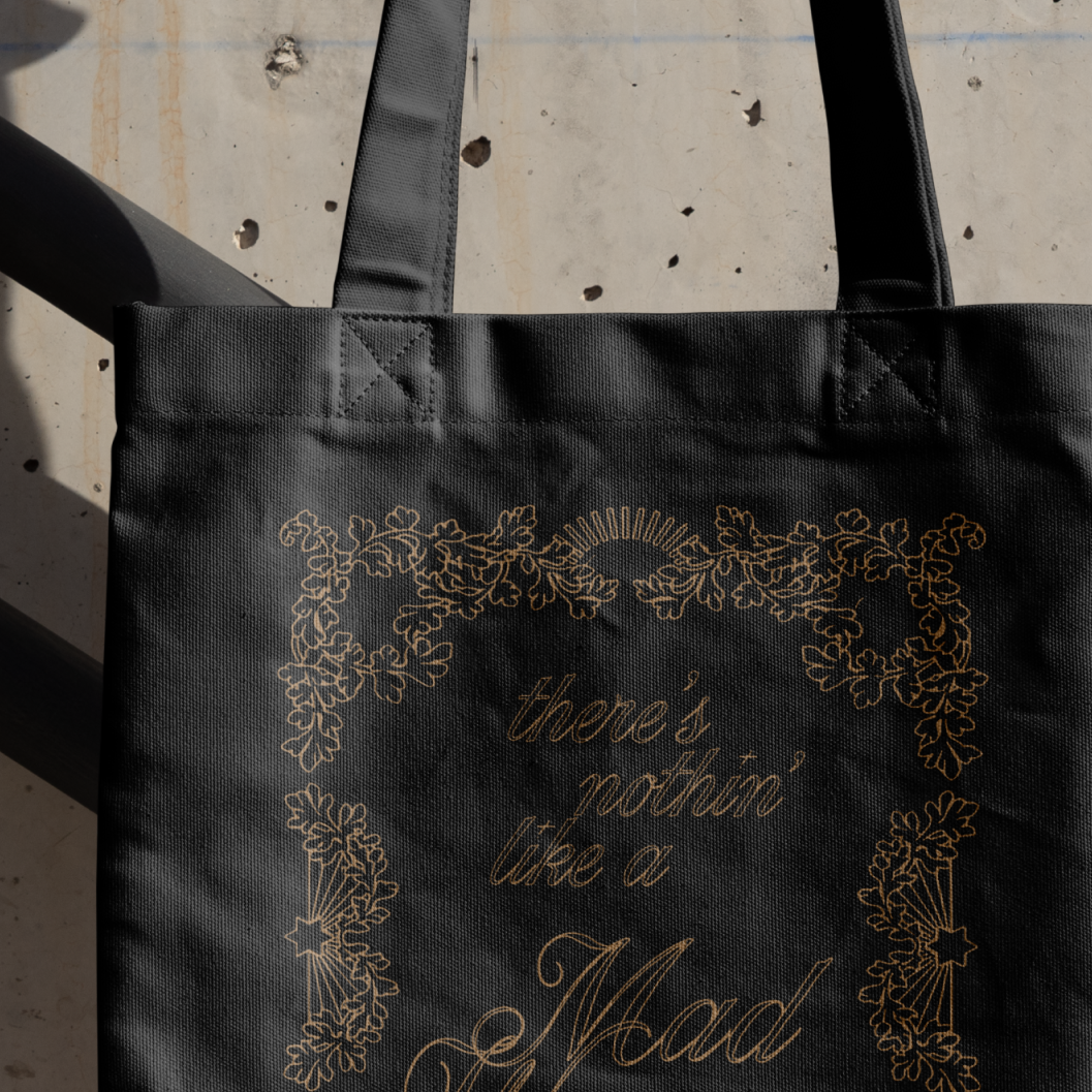 Mad Woman Canvas Tote Bag