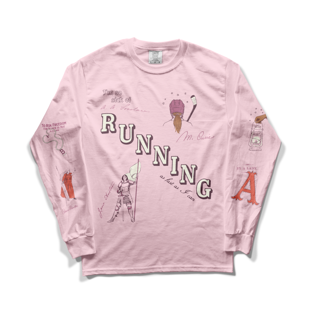 By A Lady Long Sleeve Tee