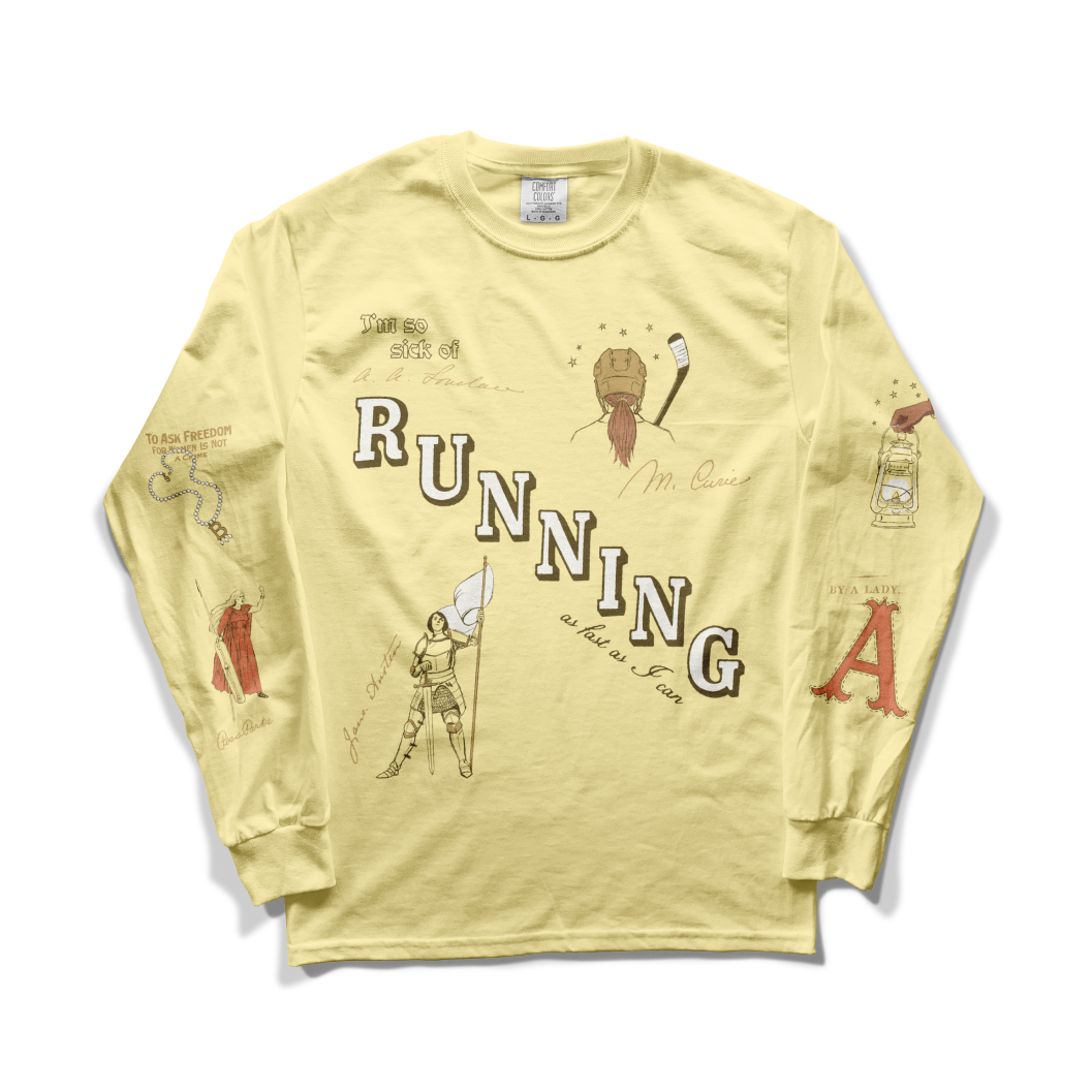 By A Lady Long Sleeve Tee