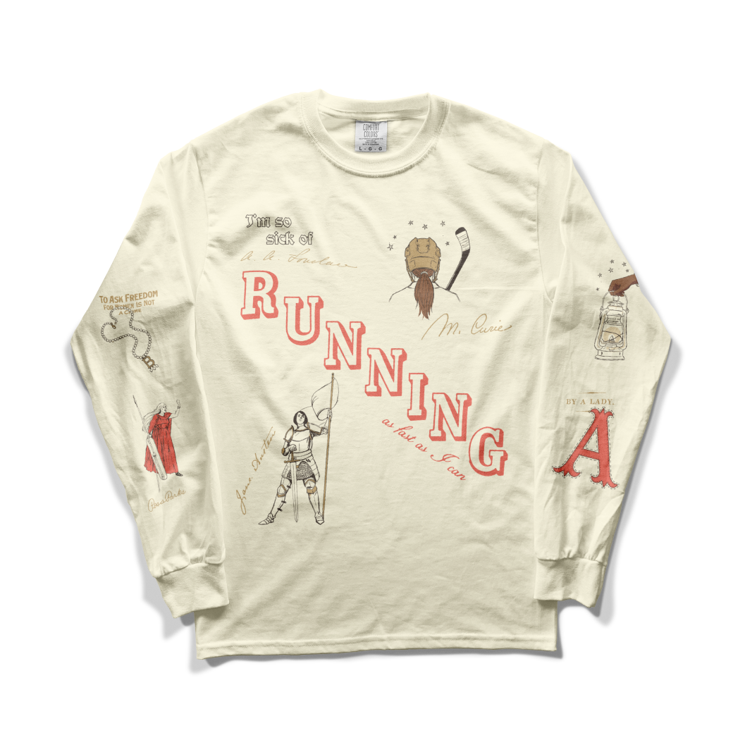 By A Lady Long Sleeve Tee