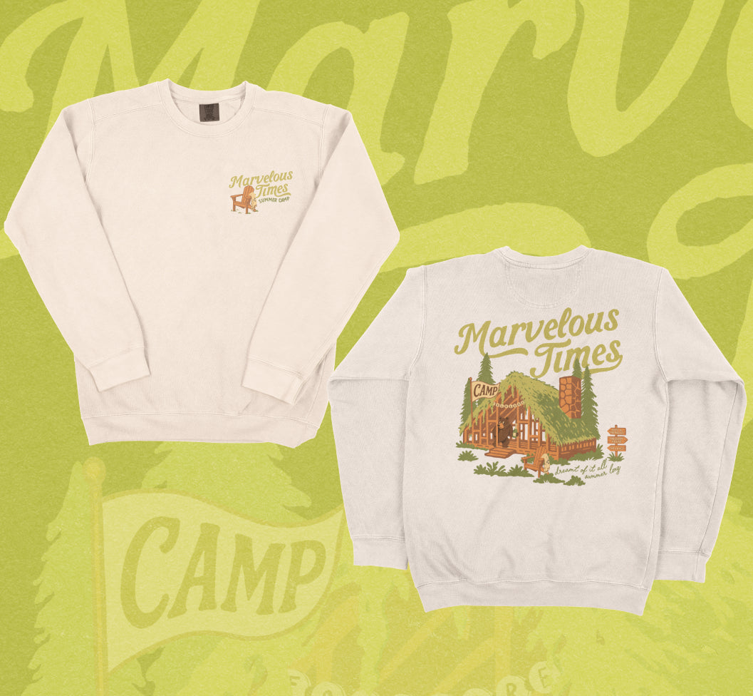 Camp Marvelous Times Lightweight Crewneck