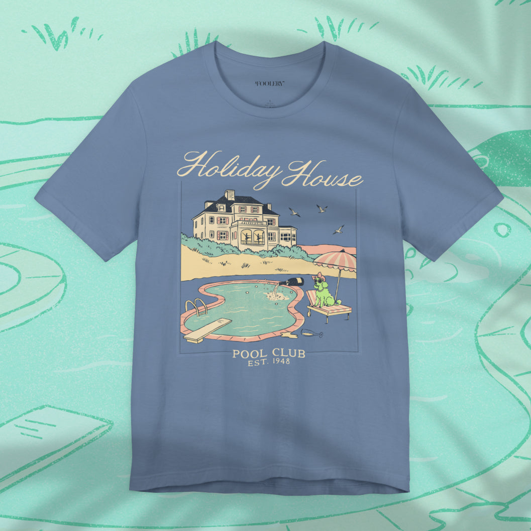 Holiday House Pool Club Bella Canvas Soft Tee
