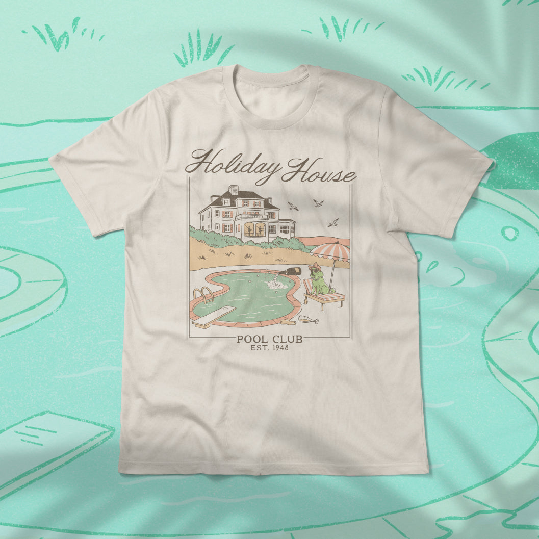 Holiday House Pool Club Tee