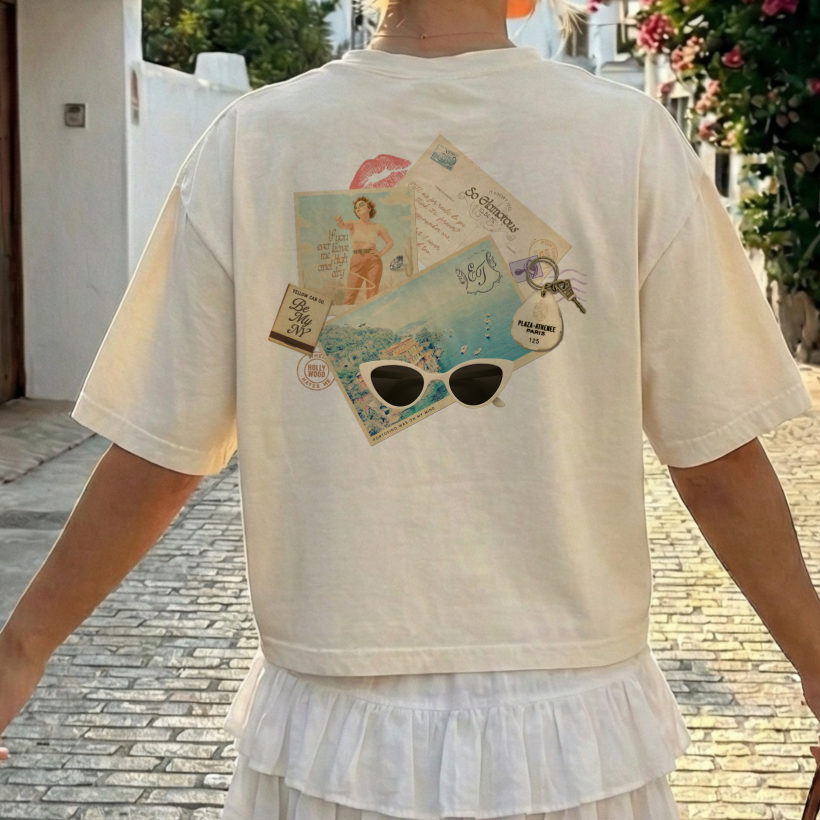 Postcards From Portofino Crop Top