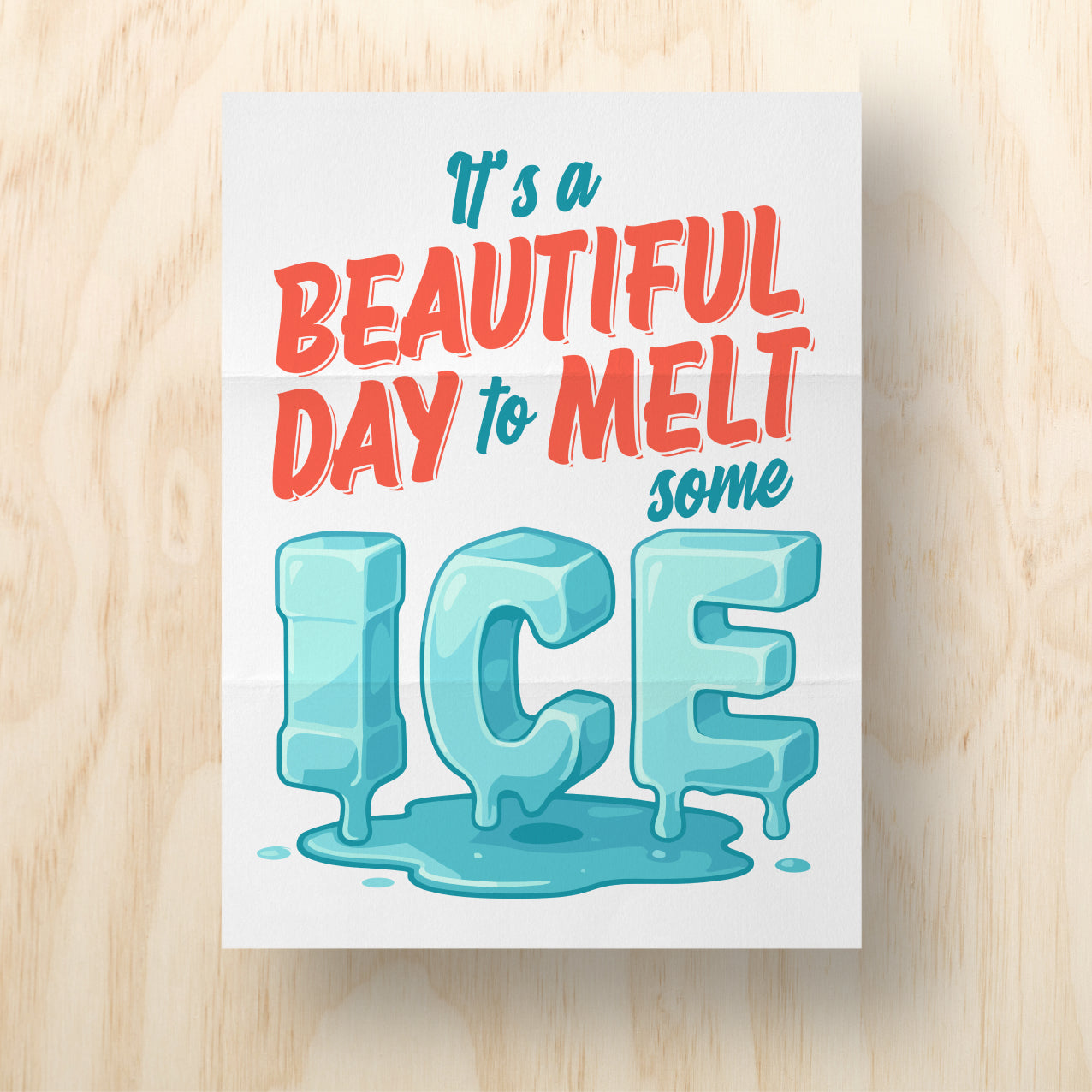 Melt Ice Printable Protest Sign