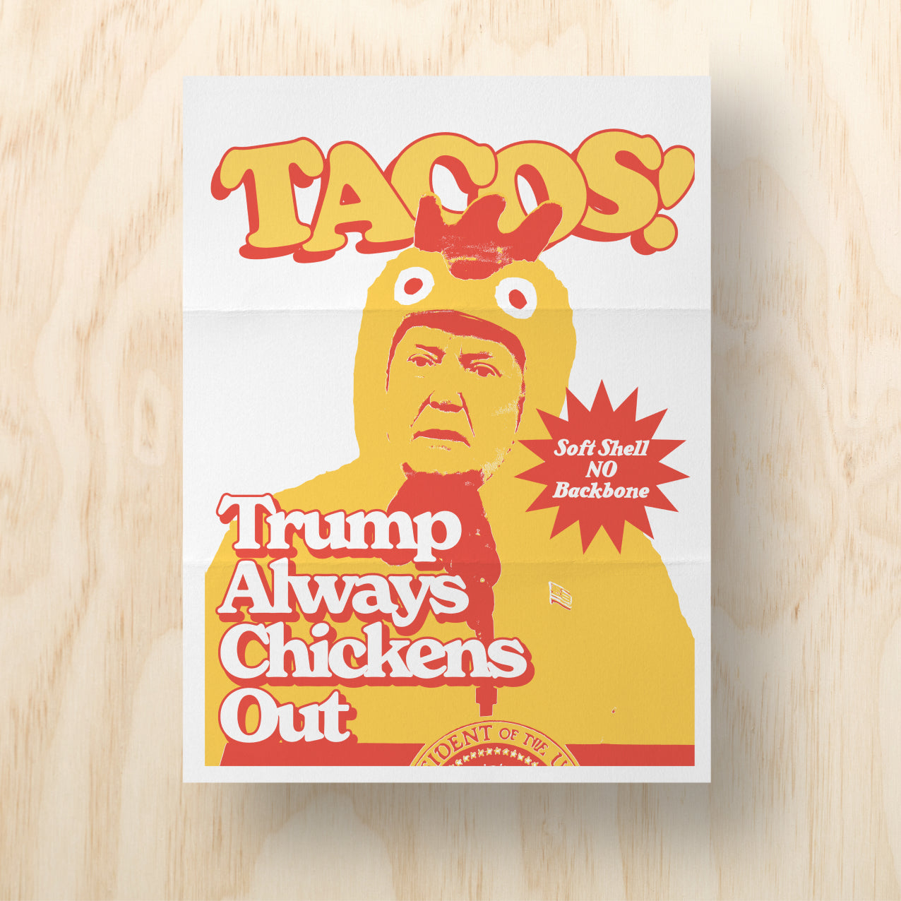 Tacos Printable Protest Sign