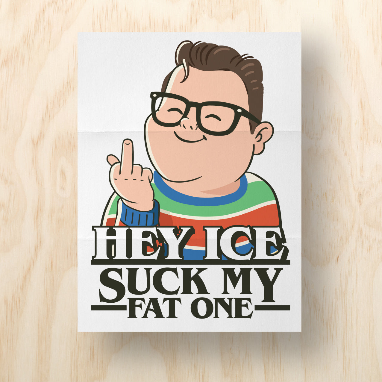 Delightful Derek Printable Protest Sign
