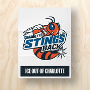 Charlotte Stings Back Printable Protest Sign