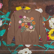 No Human is Illegal Lightweight Crewneck